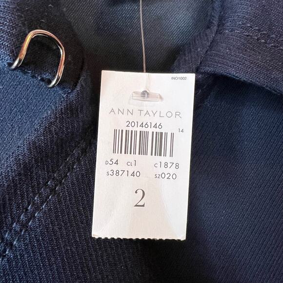 ANN TAYLOR Double Breasted Jacket in Navy Blue Size 2 - Picture 13 of 13